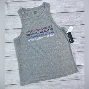NWT Peloton Go To Racer Back “Together We Go Far” Tank Top 💗
